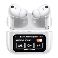Auriculares Inalámbricos Bluetooth ANC con Pantalla Táctil
